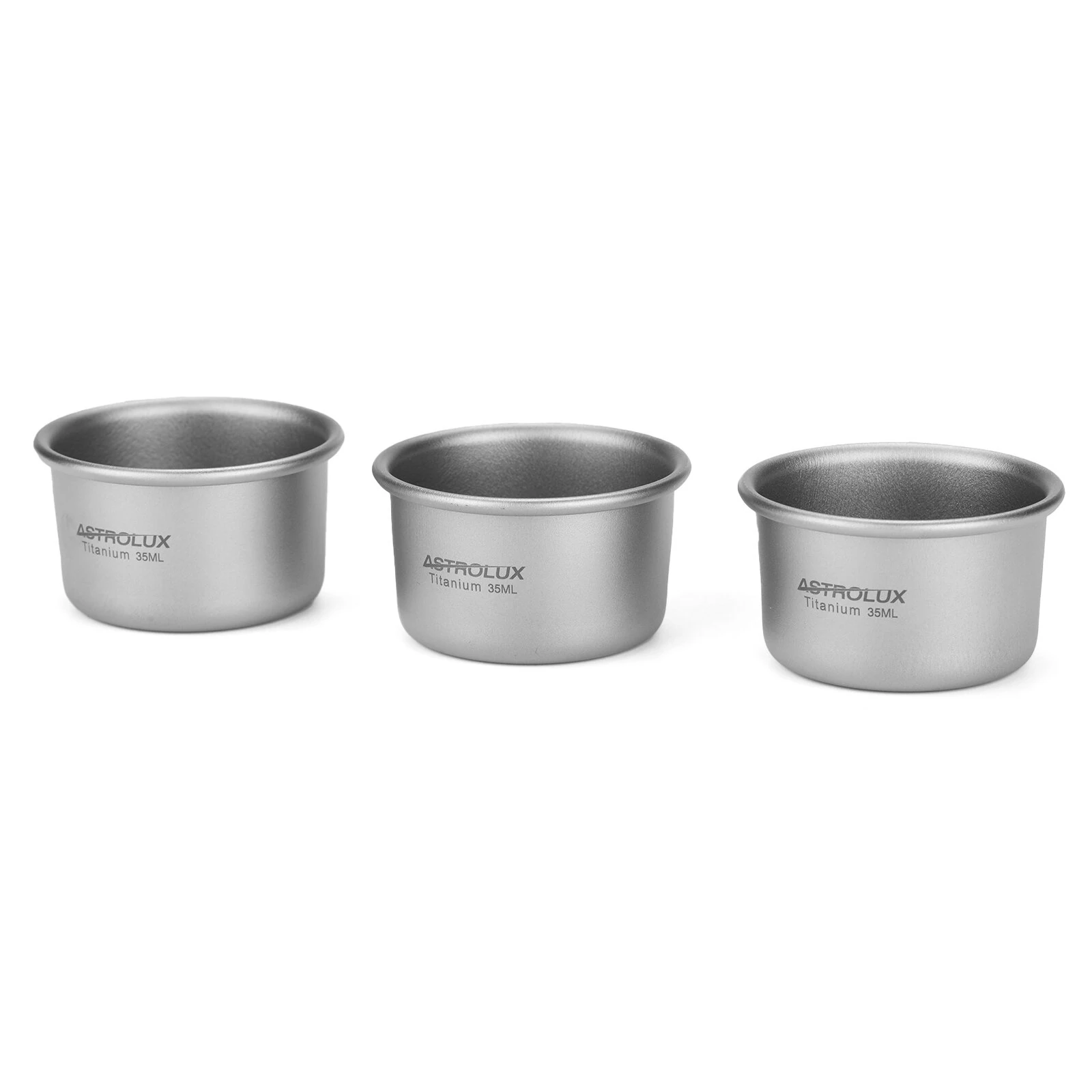 (image for) Astrolux&reg; Ti-C1 Titanium Cup Titanium Tea Cup Outdoor Camping Tableware Drinking Mug Picnic Daily Drinkware Home Use Outdoor Backpacking Hiking